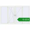 Ціноутворення Tilt-and-Turn 2300x1400 mm REHAU Euro 70 RAL 9016 Traffic white two-sided. Ціна: ₴15,423.17