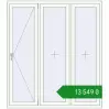 Ціноутворення Tilt-and-Turn 1600x1800 mm REHAU Euro 60 RAL 9016 Traffic white two-sided. Ціна: ₴13,548.82
