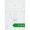 Ціноутворення Вікна 1150x1700 мм REHAU Euro 70 Білий (RAL 9016) з двох сторін. Ціна: ₴12,945.55