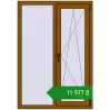 Ціноутворення Вікна 1005x1450 мм REHAU Euro 60 GOLDEN OAK з двох сторін. Ціна: ₴11,977.37