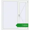Ціноутворення Tilt-and-Turn 1290x1430 mm REHAU Euro 60 RAL 9016 Traffic white two-sided. Ціна: ₴7,334.58