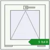 Ціноутворення Вікна 500x500 мм Altest Pony 375 RAL 9016 Traffic white з двох сторін. Ціна: ₴5,163.85