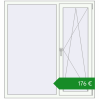 Ціноутворення Вікна 1350x1450 мм REHAU Euro 60. Ціна: €175.82