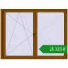 Ціноутворення Вікна 2000x1500 мм REHAU Euro 70 GOLDEN OAK з двох сторін. Ціна: ₴25,320.22