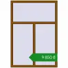Ціноутворення Вікна 1115x1600 мм REHAU Euro 60 GOLDEN OAK з двох сторін. Ціна: ₴9,850.36