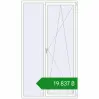 Ціноутворення Вікна 1360x2370 мм REHAU Euro 70 Білий (RAL 9016) з двох сторін. Ціна: ₴19,837.46