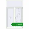 Ціноутворення Вікна 1110x1860 мм REHAU Euro 70 Білий (RAL 9016) з двох сторін. Ціна: ₴13,458.29