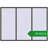 Ціноутворення Вікна 3160x2250 мм REHAU Brillant-Design BLACK_BROWN з двох сторін. Ціна: ₴39,205.12