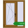 Ціноутворення Вікна 800x1010 мм REHAU Euro 60 LIGHT_OAK з двох сторін. Ціна: ₴7,012.11