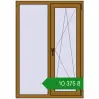 Ціноутворення Вікна 1005x1450 мм REHAU Euro 60 LIGHT_OAK з двох сторін. Ціна: ₴10,375.33