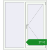 Ціноутворення Вікна 1200x1350 мм REHAU Brillant-Design. Ціна: €210.99
