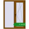 Ціноутворення Вікна 1000x1300 мм REHAU Euro 60 GOLDEN OAK з двох сторін. Ціна: ₴11,141.48