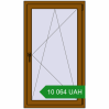 Ціноутворення Вікна 800x1400 мм REHAU Euro 70 GOLDEN OAK з двох сторін. Ціна: ₴10,064.07