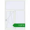 Ціноутворення Вікна 1300x1900 мм REHAU Euro 60 Білий (RAL 9016) з двох сторін. Ціна: ₴9,396.88
