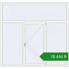 Ціноутворення Вікна 2100x2000 мм REHAU Euro 60 ANTHRACITE_GREY_STRUKTURAL ззовні. Ціна: ₴18,445.73