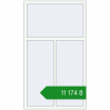 Ціноутворення Вікна 1150x2000 мм REHAU Euro 70 Білий (RAL 9016) з двох сторін. Ціна: ₴11,173.92