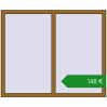 Ціноутворення Вікна 1450x1200 мм REHAU Euro 60. Ціна: €148.12