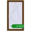 Ціноутворення Вікна 1000x1800 мм REHAU Euro 60 WALNUT з двох сторін. Ціна: ₴10,463.40