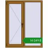 Ціноутворення Вікна 1100x1400 мм REHAU Euro 70 LIGHT_OAK з двох сторін. Ціна: ₴14,048.76