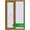 Ціноутворення Вікна 1000x1500 мм REHAU Euro 70 LIGHT_OAK з двох сторін. Ціна: ₴9,977.70