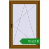 Ціноутворення Вікна 900x1400 мм REHAU Euro 70 GOLDEN OAK з двох сторін. Ціна: ₴12,623.67