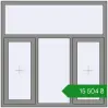 Ціноутворення Вікна 1500x1500 мм Altest Pony 375 RAL 9007 Grey aluminium з двох сторін. Ціна: ₴15,503.60