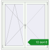 Ціноутворення Вікна 1300x1350 мм REHAU Euro 70 Білий (RAL 9016) з двох сторін. Ціна: ₴10,663.51