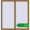 Ціноутворення Вікна 1370x1450 мм REHAU Brillant-Design GOLDEN OAK з двох сторін. Ціна: $298.44