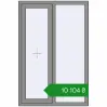 Ціноутворення Вікна 1000x1500 мм Altest Pony 375 RAL 9007 Grey aluminium з двох сторін. Ціна: ₴10,104.35