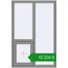 Ціноутворення Вікна 1000x1500 мм Altest Pony 375 RAL 9007 Grey aluminium з двох сторін. Ціна: ₴10,203.91