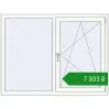 Ціноутворення Вікна 1460x1100 мм REHAU Euro 60 Білий (RAL 9016) з двох сторін. Ціна: ₴7,302.76