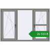 Ціноутворення Вікна 1800x1200 мм Altest Pony 375 RAL 9007 Grey aluminium з двох сторін. Ціна: ₴26,533.42