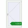 Ціноутворення Вікна 860x1520 мм REHAU Euro 60 Білий (RAL 9016) з двох сторін. Ціна: ₴6,226.00