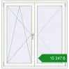 Ціноутворення Вікна 1300x1350 мм REHAU SYNEGO MD Білий (RAL 9016) з двох сторін. Ціна: ₴15,346.94