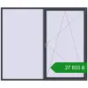 Ціноутворення Вікна 2600x2200 мм REHAU Euro 60 ANTHRACITE_GREY_STRUKTURAL з двох сторін. Ціна: ₴27,854.53