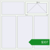 Ціноутворення Вікна 1800x1800 мм Altest Pony 375 RAL 9016 Traffic white з двох сторін. Ціна: $307.02