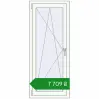 Ціноутворення Вікна 610x1470 мм REHAU SYNEGO MD Білий (RAL 9016) з двох сторін. Ціна: ₴7,708.88