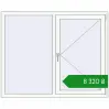 Ціноутворення Вікна 1500x1200 мм REHAU Euro 60 Білий (RAL 9016) з двох сторін. Ціна: ₴8,320.10