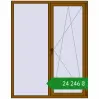 Ціноутворення Вікна 1500x1900 мм REHAU SYNEGO MD GOLDEN OAK з двох сторін. Ціна: ₴24,246.21