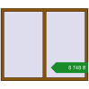 Ціноутворення Вікна 1450x1200 мм REHAU Euro 60 GOLDEN OAK з двох сторін. Ціна: ₴8,747.86