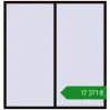 Ціноутворення Вікна 2000x2100 мм REHAU Euro 70 BLACK_BROWN з двох сторін. Ціна: ₴17,370.62