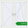 Ціноутворення Вікна 1300x1350 мм REHAU SYNEGO MD Білий (RAL 9016) з двох сторін. Ціна: ₴13,991.17