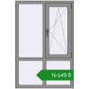 Ціноутворення Вікна 1000x1500 мм Altest Pony 375 RAL 9007 Grey aluminium з двох сторін. Ціна: ₴16,647.56