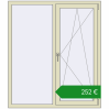 Ціноутворення Вікна 1300x1500 мм REHAU Euro 60. Ціна: €252.29