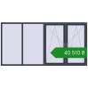 Ціноутворення Tilt-and-Turn 3000x1500 mm REHAU SYNEGO MD ANTHRACITE_GREY_STRUKTURAL two-sided. Ціна: ₴40,509.65