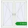 Ціноутворення Вікна 1320x1410 мм REHAU Euro 70 Білий (RAL 9016) з двох сторін. Ціна: ₴17,405.95