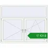Ціноутворення Вікна 1760x1400 мм REHAU Euro 70 Білий (RAL 9016) з двох сторін. Ціна: ₴17,100.99