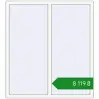 Ціноутворення Вікна 1350x1500 мм REHAU Brillant-Design Білий (RAL 9016) з двох сторін. Ціна: ₴8,119.43