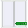 Ціноутворення Вікна 1200x1300 мм REHAU Brillant-Design Білий (RAL 9016) з двох сторін. Ціна: ₴7,444.30