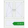 Ціноутворення Вікна 1100x1500 мм REHAU Euro 70 Білий (RAL 9016) з двох сторін. Ціна: ₴15,179.63